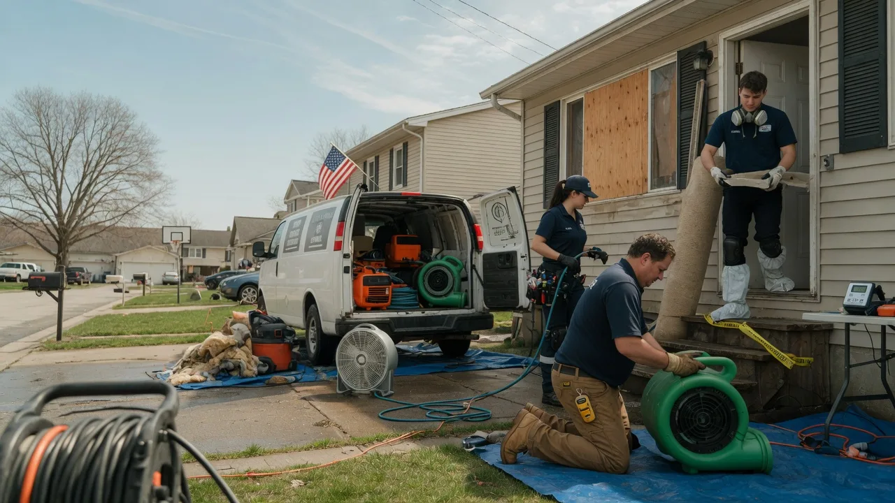 Water Damage Restoration in Coatesville, IN near me